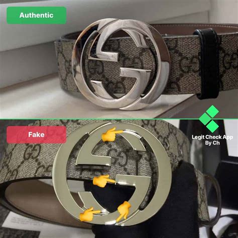 difference between a real and fake gucci belt|how to check gucci belt.